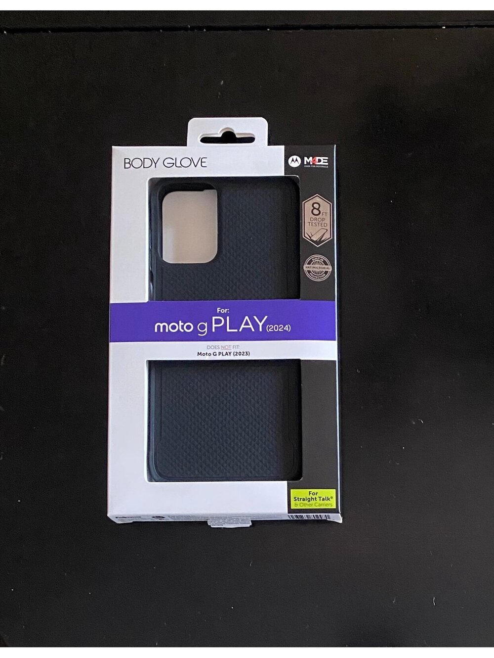 Body Glove Case for Moto g Play 2024 Black